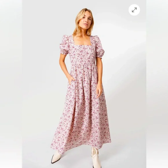 Tuckernuck Hyacinth House Floral Isla Dress. S. NWT. - Picture 5 of 10